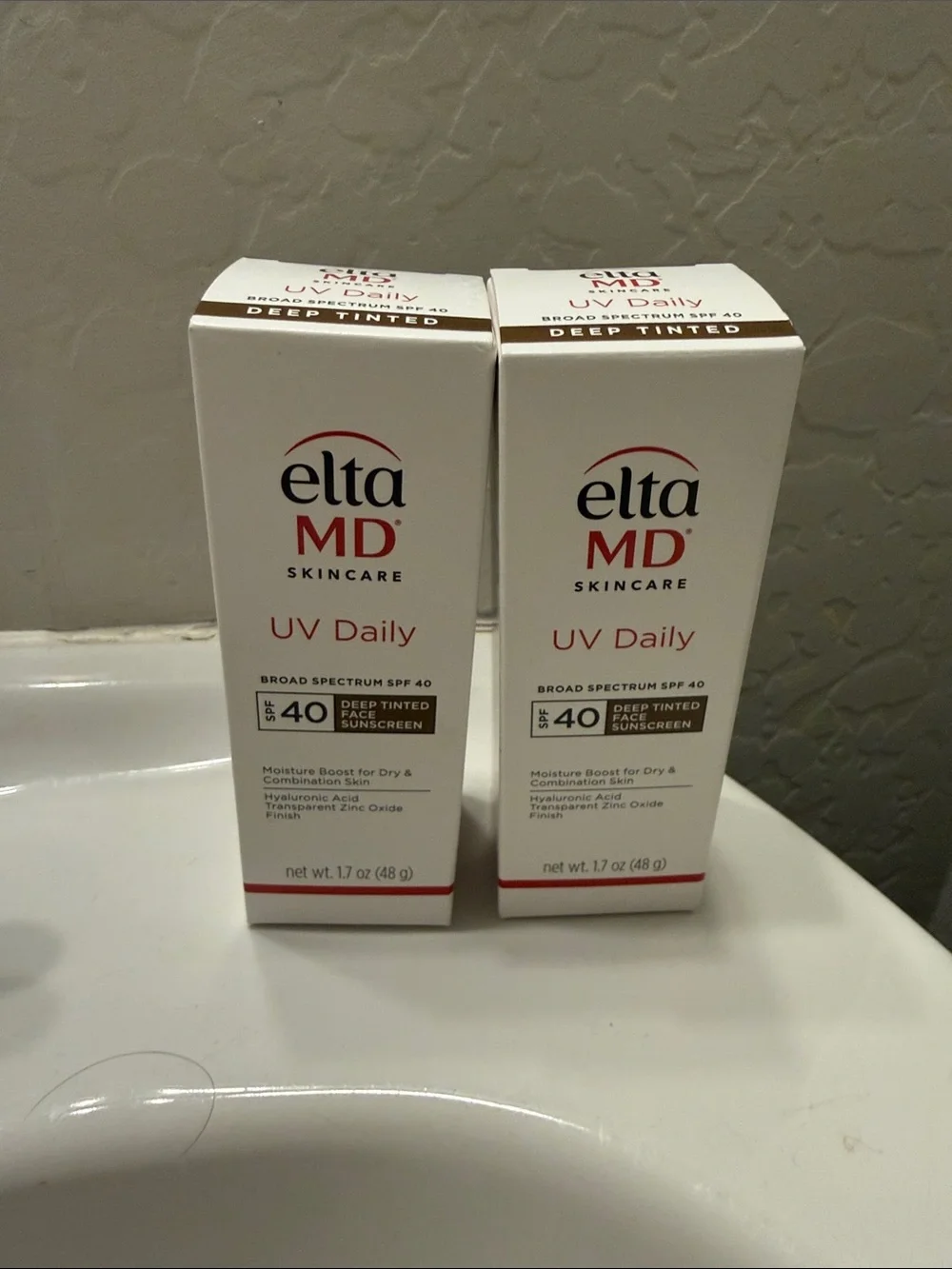 EltaMD UV Daily SPF 40 Deep Tinted Sunscreen - (2-Pack)
